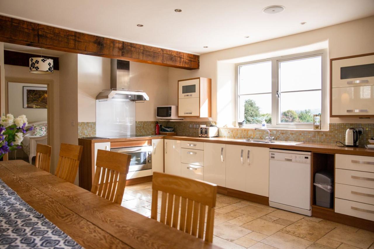 Higher Weddicott Barn Holiday Cottage - Self Catering チャグフォード エクステリア 写真