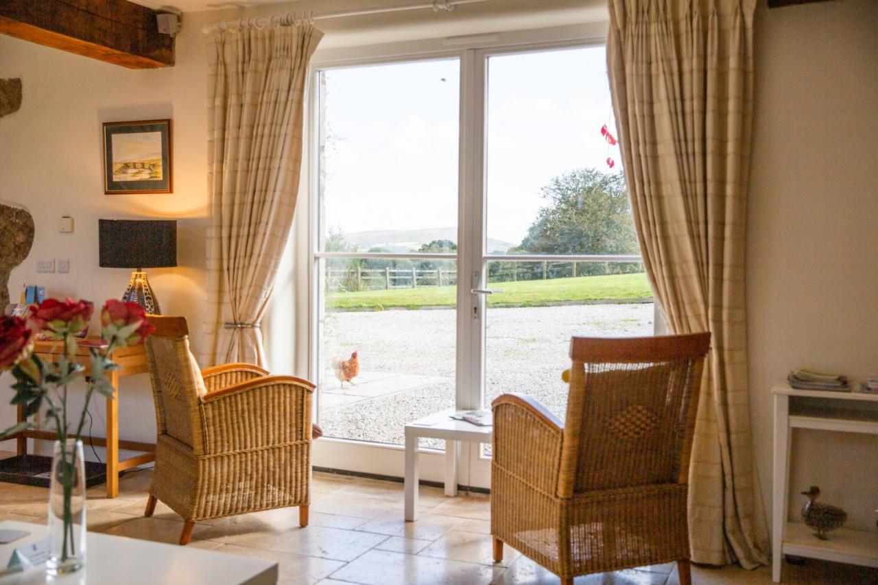 Higher Weddicott Barn Holiday Cottage - Self Catering チャグフォード エクステリア 写真